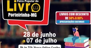 Norte de Minas - Porteirinha receberá feira popular com 10 mil livros com desconto