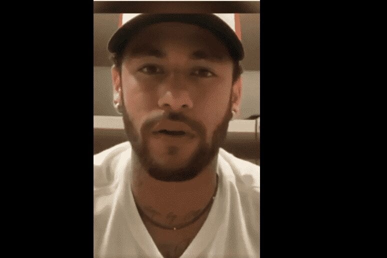 Jogador publicou um vídeo no Instagram dizendo que caiu em uma "armadilha"