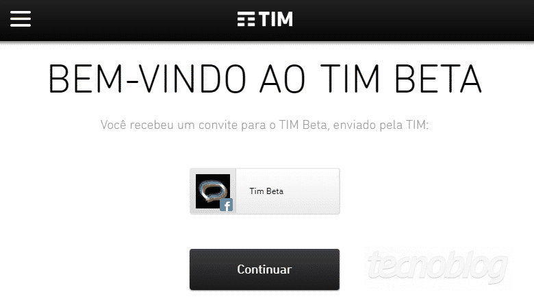TIM Beta - Operadora de telefonia distribui convites grátis através de site oficial