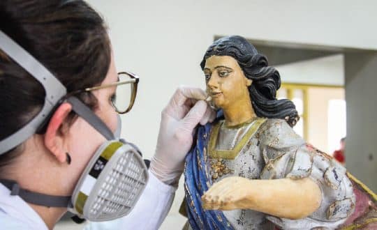 Reta final de inscrições para o Curso Técnico em Conservação e Restauro