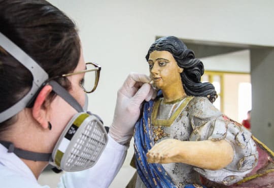 Reta final de inscrições para o Curso Técnico em Conservação e Restauro