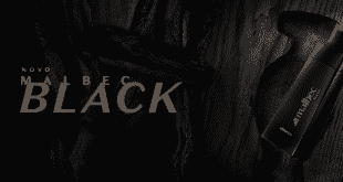 Nécessaire Malbec Black, 22 x 9 x 13 cm