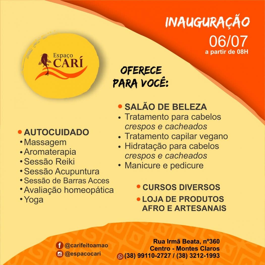 Montes Claros - Janaelle Nerí inaugura Espaço Carí em Montes Claros
