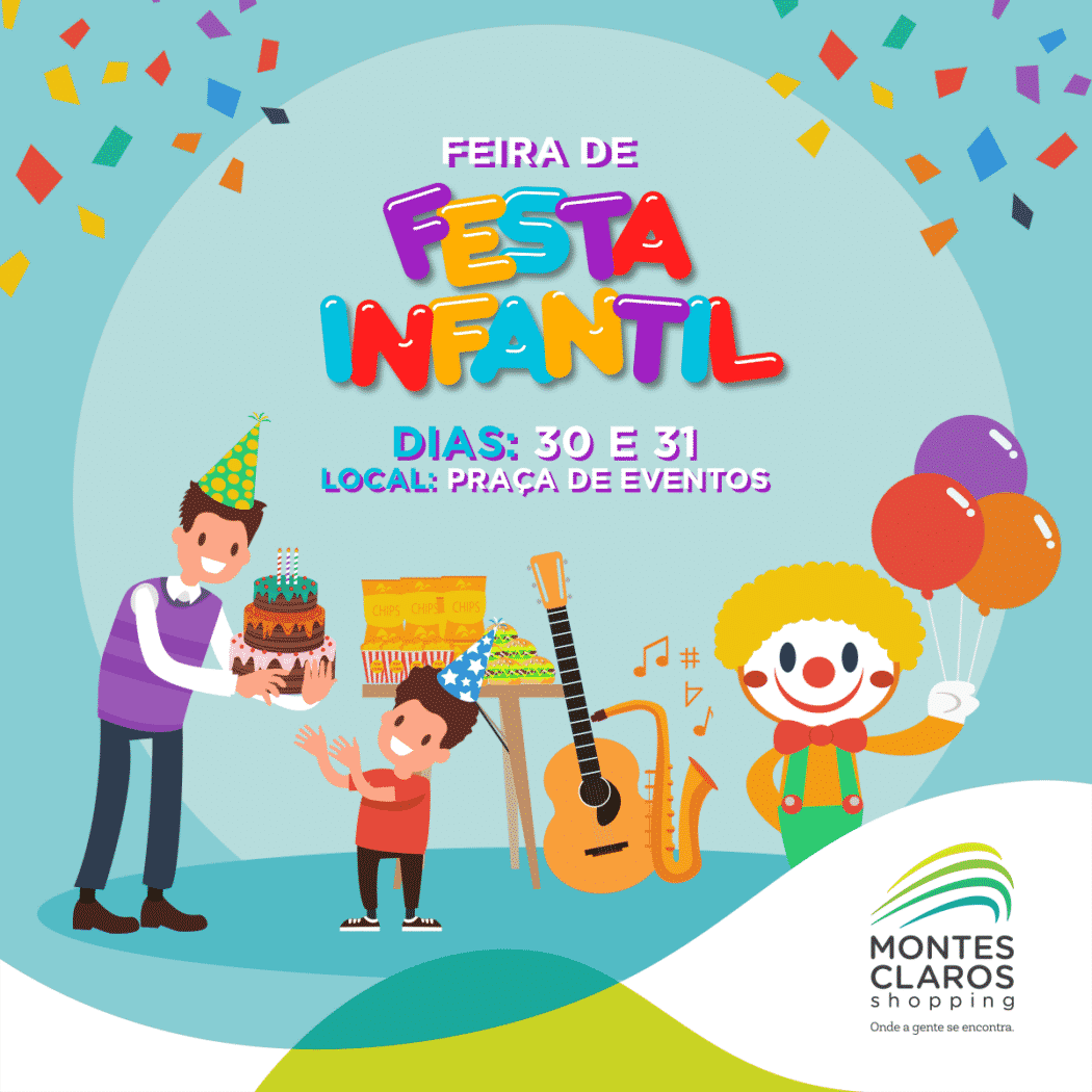 Montes Claros - Feira de Festa Infantil no Montes Claros Shopping reúne os melhores profissionais do segmento
