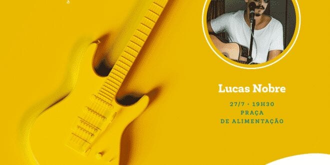 Montes Claros - Música na Praça com Lucas Nobre é atração no Montes Claros Shopping