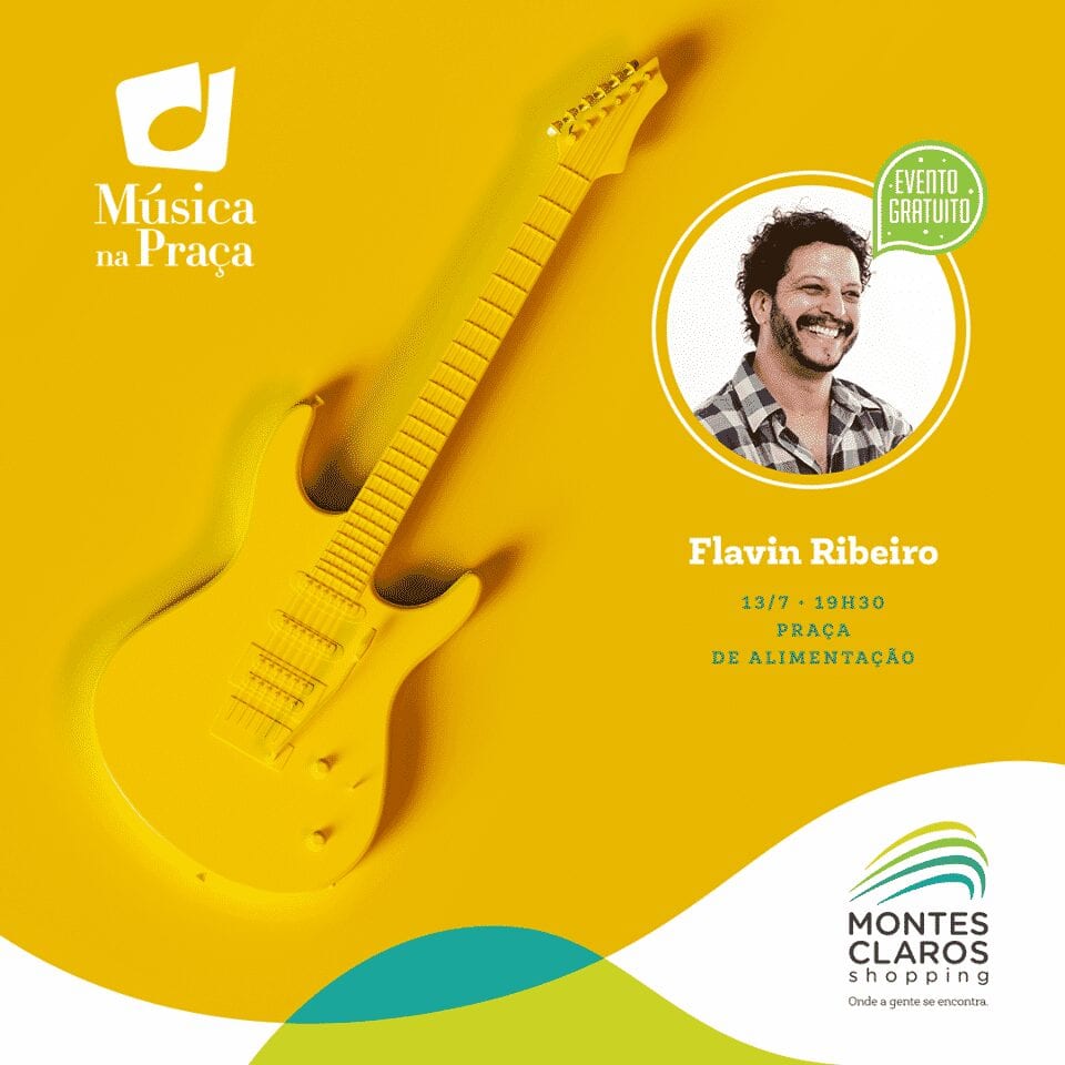 Montes Claros - Dia do Rock comemorado no Moc Shopping com show de Flavin Ribeiro
