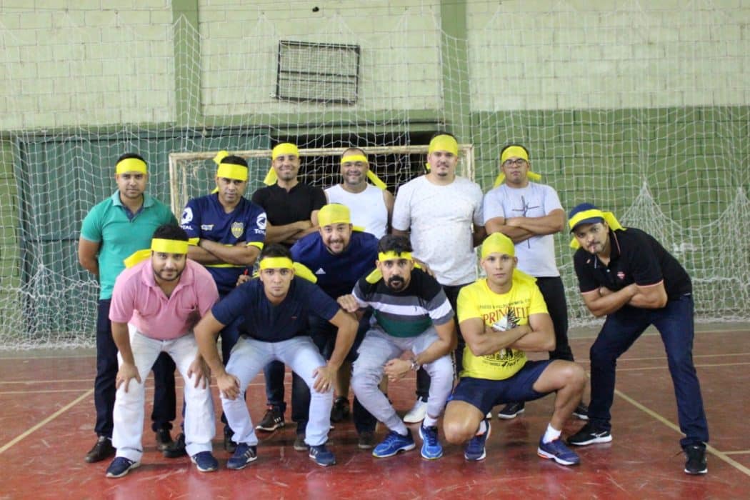 Diversas brincadeiras foram realizadas com os pais 