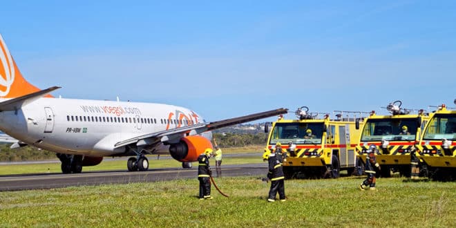 Montes Claros - Infraero capacita bombeiros de aeródromo em Montes Claros