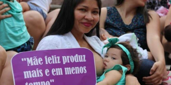 Montes Claros - Mamaço no Montes Claros Shopping mobiliza público para a importância da amamentação