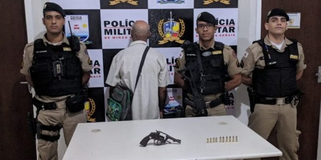 Norte de Minas - Idoso é preso em Várzea da Palma após atirar contra seus vizinhos