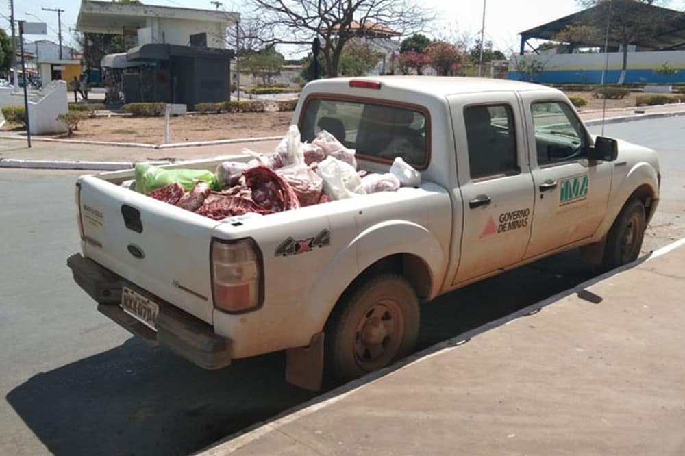Norte de Minas - Procon apreende 660 quilos de carne de origem clandestina no Norte de Minas