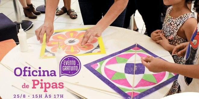 Montes Claros - Oficina e exposição de pipas para alegrar pais e filhos