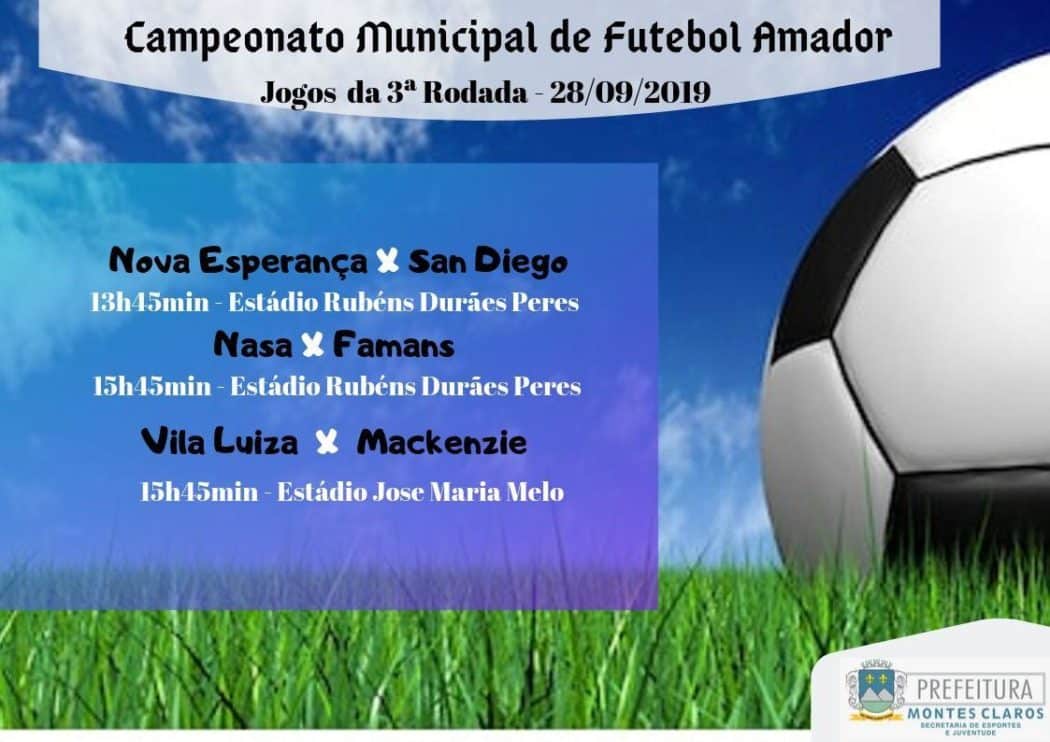 Montes Claros - Campeonatos Amador e Rural terão nova rodada neste fim de semana