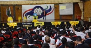 Montes Claros - Palestra sobre a campanha Setembro Amarelo é realizada no colégio Tiradentes da PMMG em Montes Claros