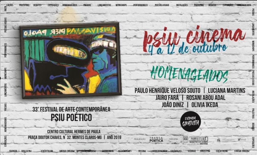 Montes Claros - 33° Festival de Arte Contemporânea Psiu Poético; Confira a programação do evento