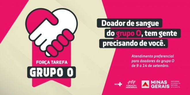 Montes Claros - Hemominas promove campanha Força Tarefa Grupo O