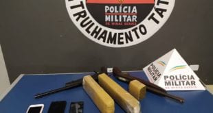 Norte de Minas - Passageiro de ônibus é preso com três tabletes de maconha no Norte de Minas