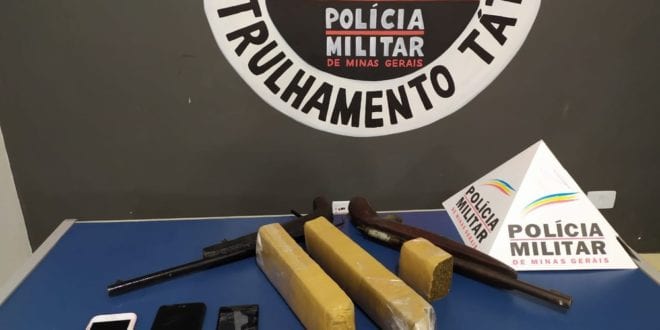 Norte de Minas - Passageiro de ônibus é preso com três tabletes de maconha no Norte de Minas