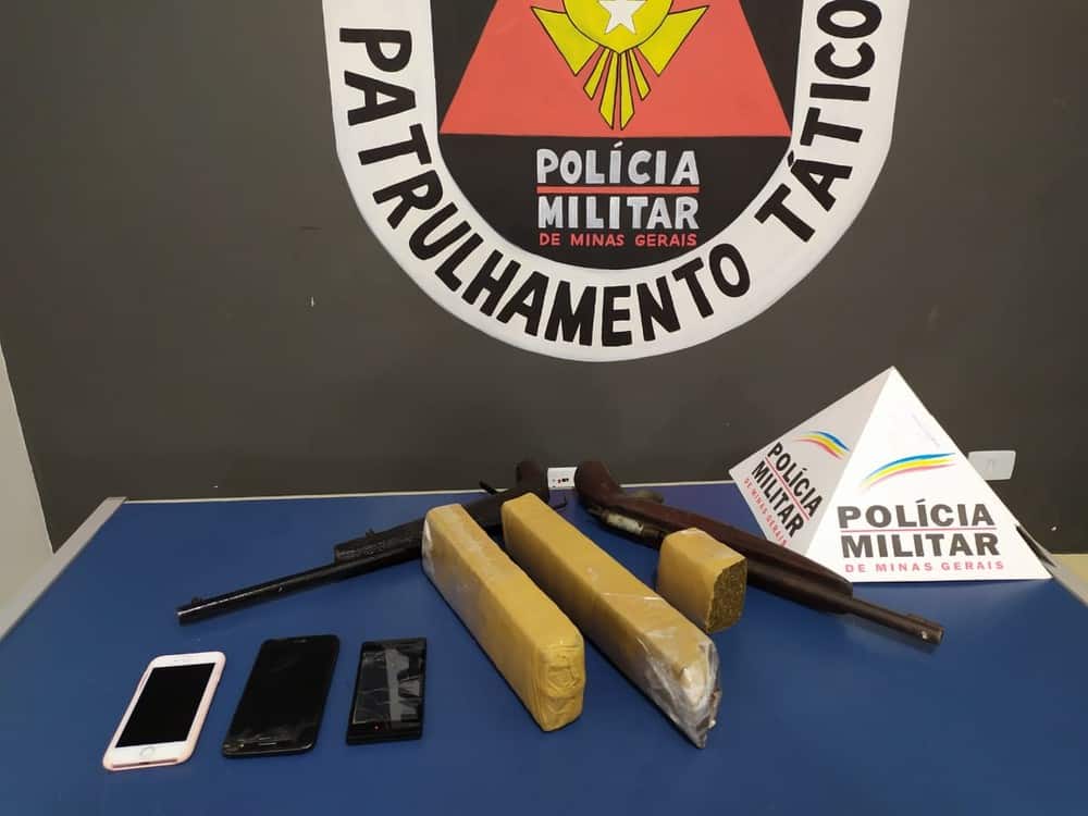 Norte de Minas - Passageiro de ônibus é preso com três tabletes de maconha no Norte de Minas