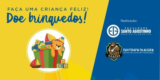 Montes Claros - Fisioterapia da Alegria está arrecadando brinquedos para doação em Montes Claros