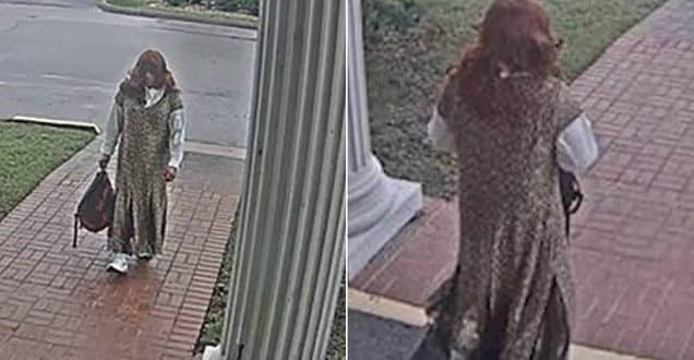 Homem se veste de mulher para roubar banco e uma viatura da policia