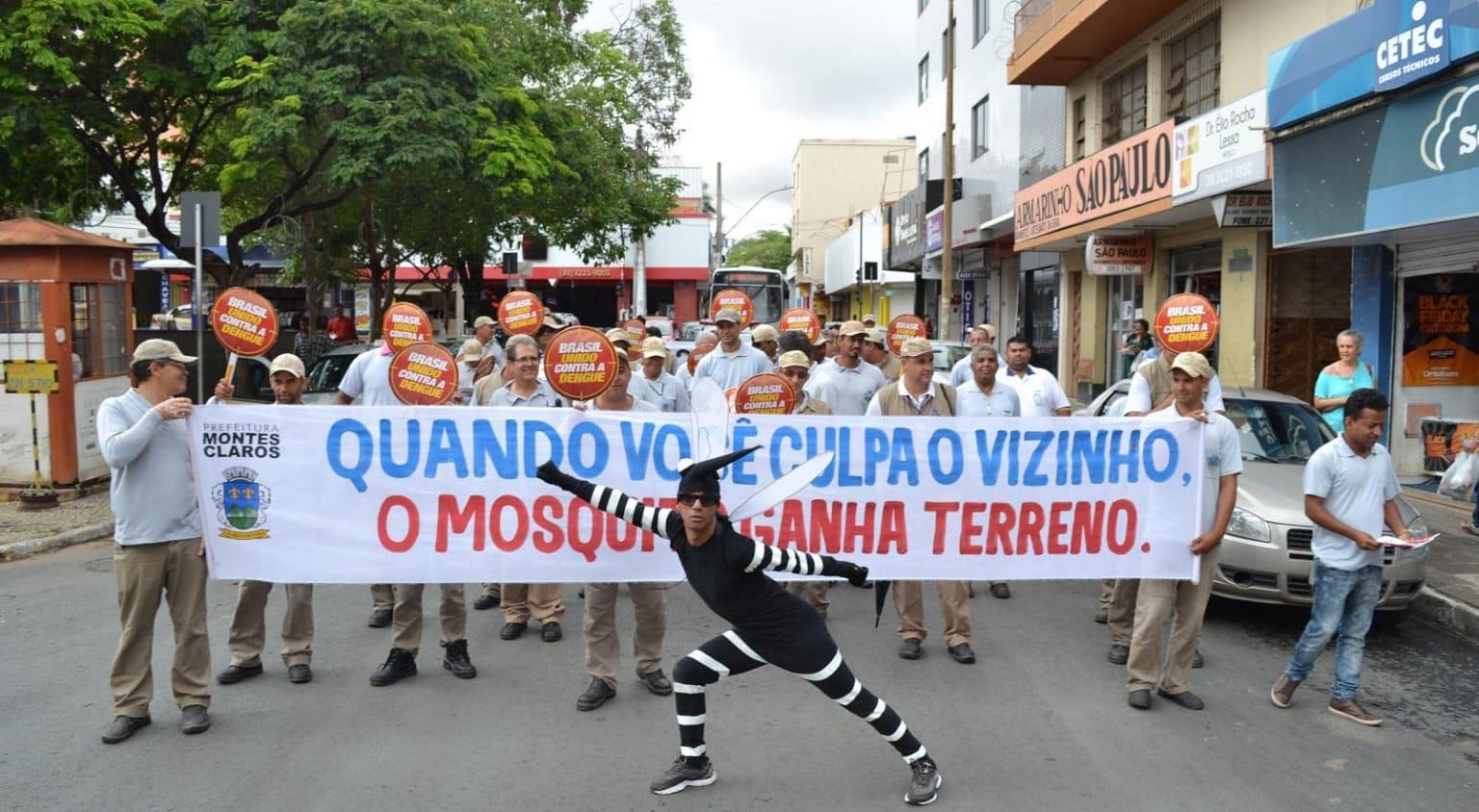 Montes Claros Prefeitura de Montes Claros realiza para conscientizar a população sobre o Dia