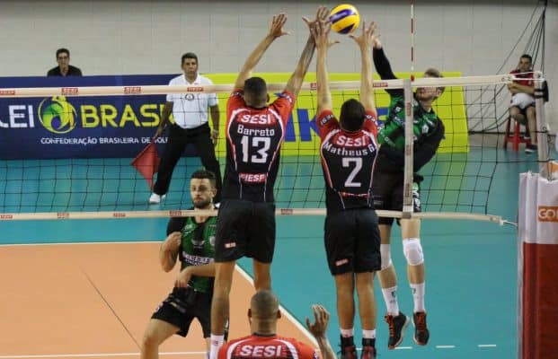 Fora de casa, América Vôlei é superado pelo Sesi-SP - Foto: Amanda Demétrio/SESI-SP