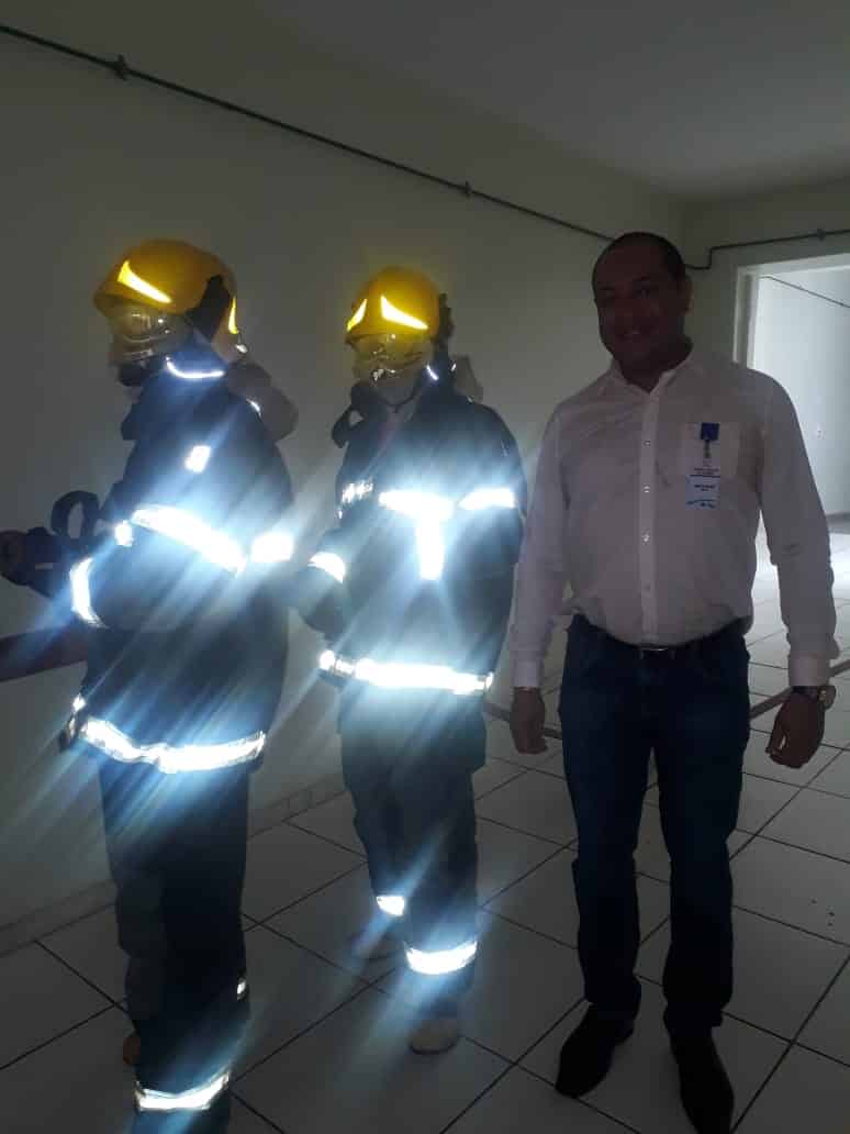 Norte de Minas - Bombeiros realizam simulação de evacuação em situação de incêndio no Hospital de Januária