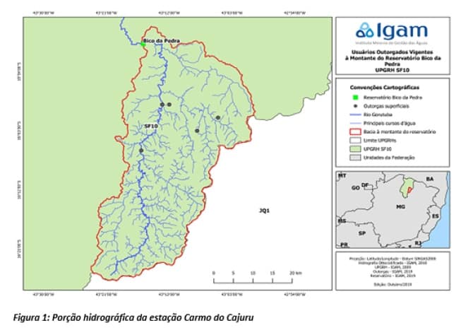 Norte de Minas - Igam declara escassez hídrica em porção do reservatório Bico da Pedra
