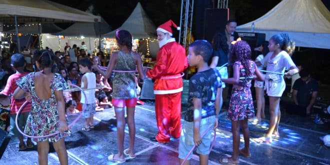 Montes Claros - Prefeitura faz festa para lançar a iluminação natalina da cidade