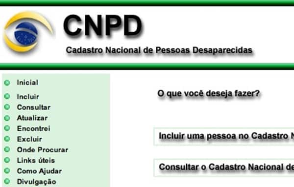 Cadastro nacional prevê agilidade nas buscas por pessoas desaparecidas