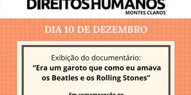 Montes Claros - 12ª Mostra Cinema e Direitos Humanos e Montes Claros
