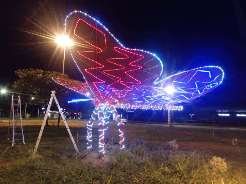 Montes Claros - Luzes de natal já iluminam o centro e os bairros de Montes Claros