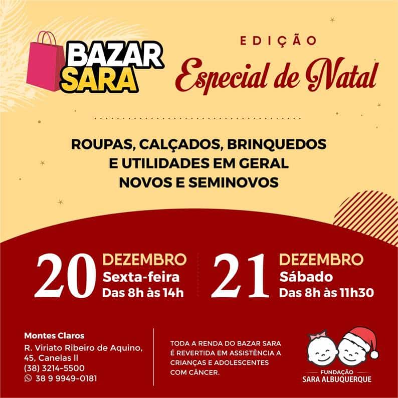 Montes Claros - Fundação Sara se prepara para mais uma edição do Bazar Especial de Natal