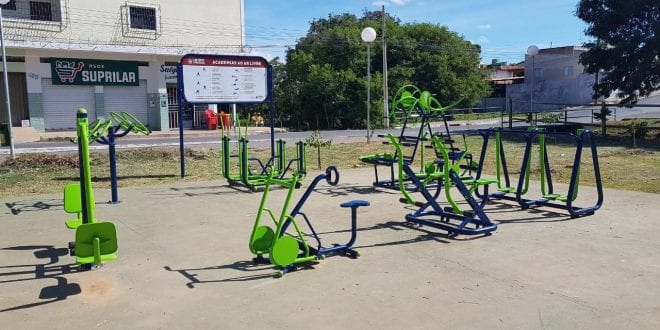 Montes Claros - A cidade de Montes Claros ganha várias academias ao ar livre