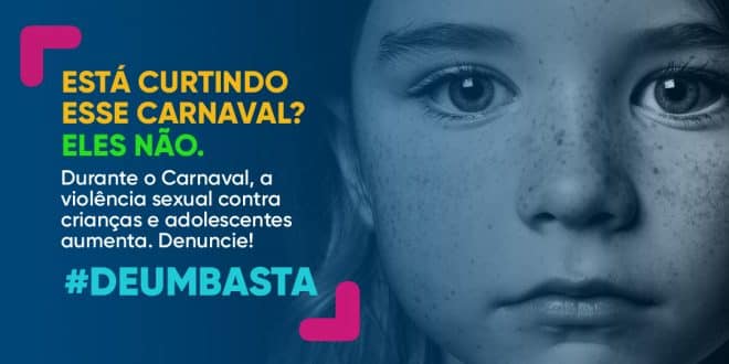 Durante o Carnaval, incidência de crimes sexuais envolvendo crianças e adolescentes aumenta em até 20%