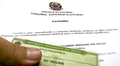 Certidão de quitação eleitoral é gratuita e emitida pela internet