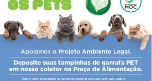 Montes Claros - Reciclagem de tampinhas plásticas custeia a castração de pets sem lar