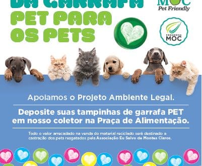 Montes Claros - Reciclagem de tampinhas plásticas custeia a castração de pets sem lar
