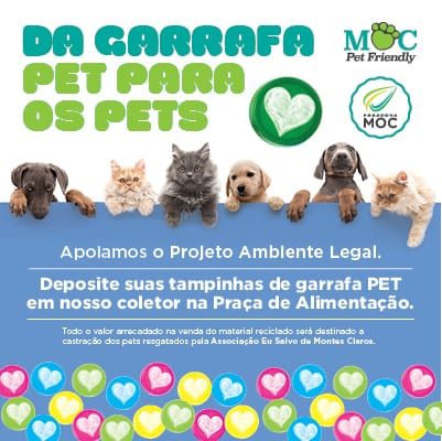 Montes Claros - Reciclagem de tampinhas plásticas custeia a castração de pets sem lar