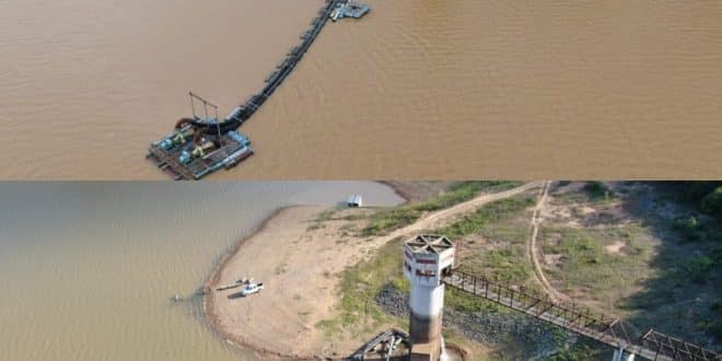 Fotos com o comparativo entre janeiro de 2020 e dezembro de 2019 — Foto: Daniel Versiani / Arquivo Pessoal