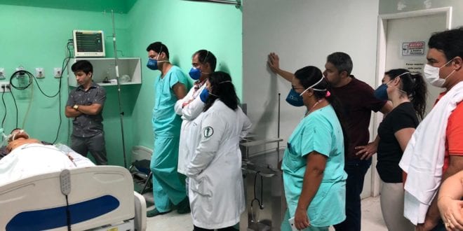 Montes Claros - Funcionários do Dilson Godinho seguem sendo treinados para atender pacientes suspeitos da Covid-19