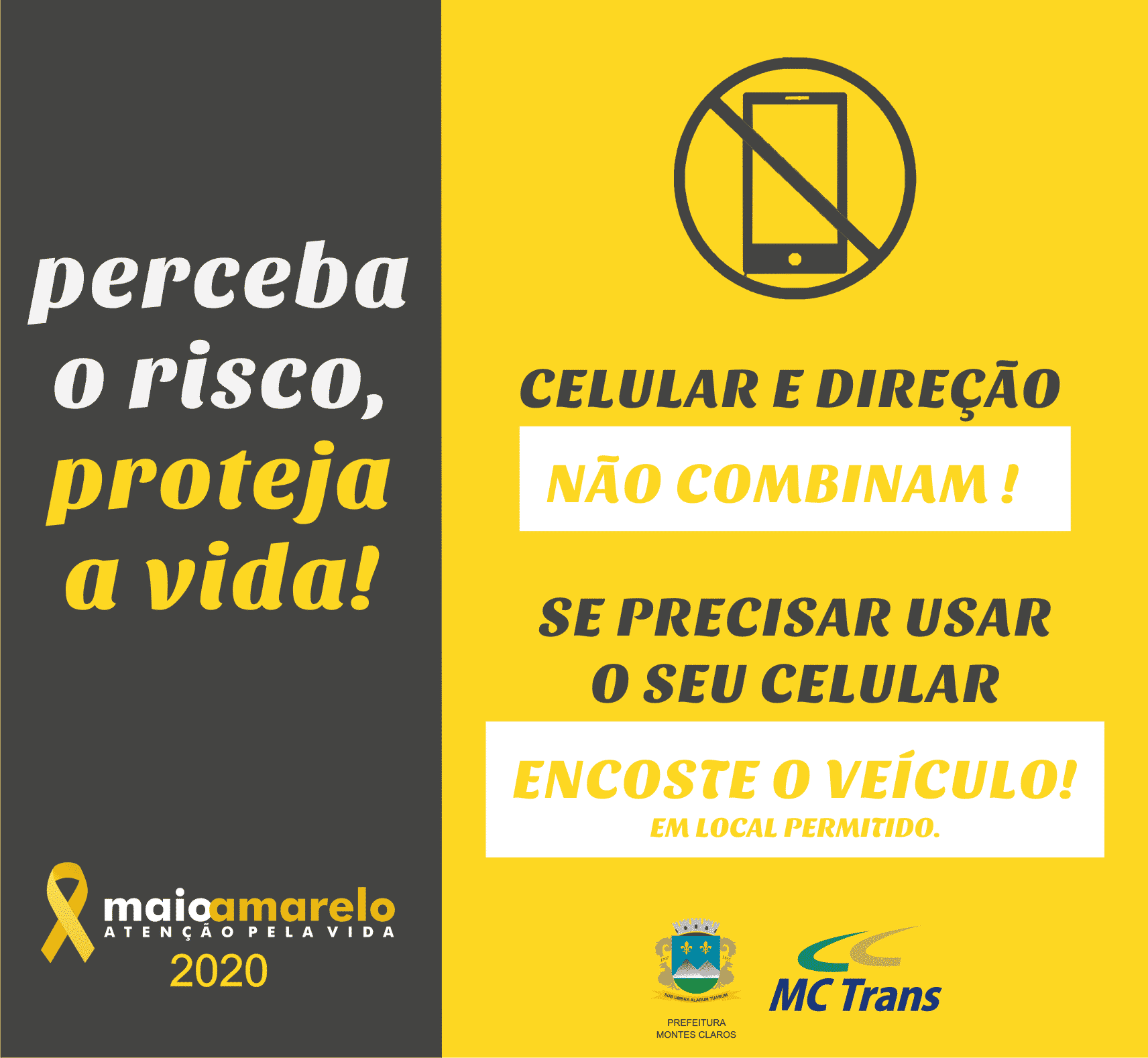 Montes Claros - MCTrans realiza campanha de conscientização sobre trânsito seguro