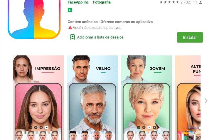 FaceApp - Evitar o aplicativo é preservar a sua privacidade e seus dados pessoais