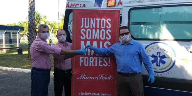 Norte de Minas - Minerva Foods estende aluguel de UTI Móvel até setembro e investe mais de R$ 100 mil em doações no município de Janaúba e região