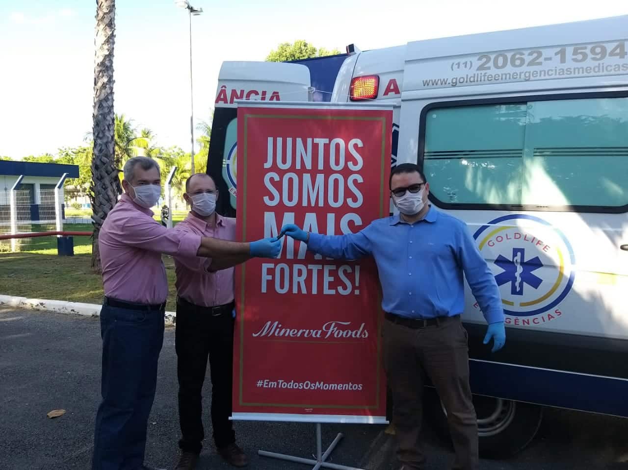 Norte de Minas - Minerva Foods estende aluguel de UTI Móvel até setembro e investe mais de R$ 100 mil em doações no município de Janaúba e região