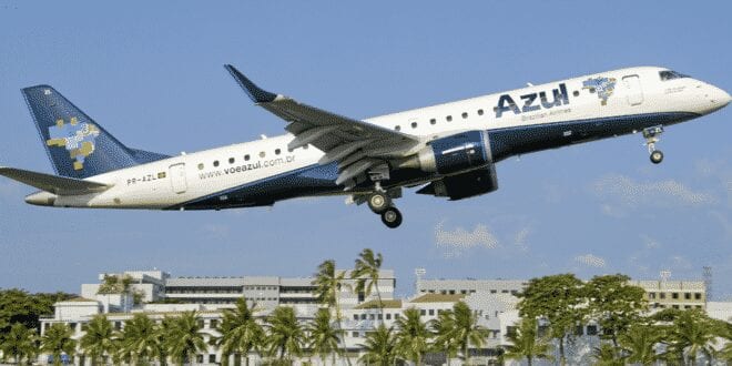 Azul pretende aumentar voos diários para 240 em julho e chegar a 66 cidades