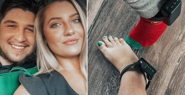 Mulher testa positivo para Covid-19 e é obrigada a usar tornozeleira eletrônica para não sair de casa