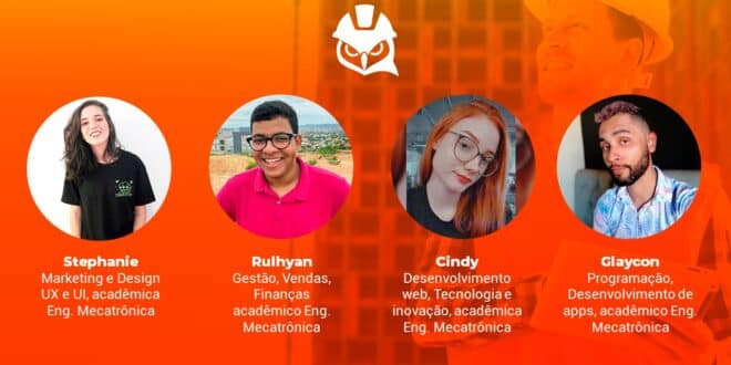 Integrantes da startup Locus