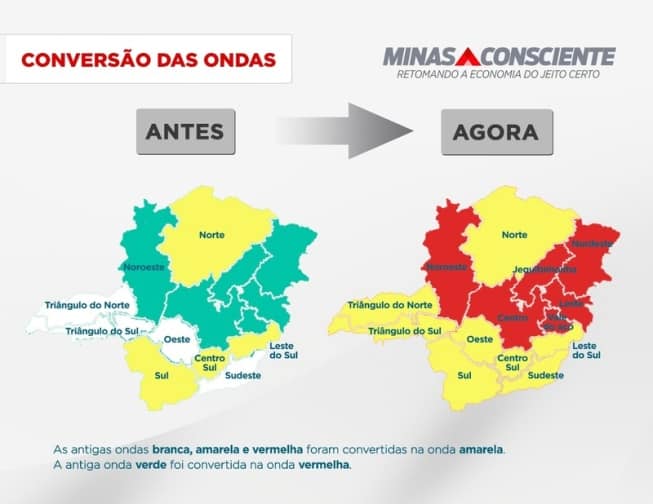 MG - Mais de 360 pequenas cidades em Minas poderão reabrir comércio não essencial a partir de sábado